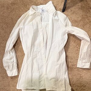 Princess Polly Cream Collared Shirt